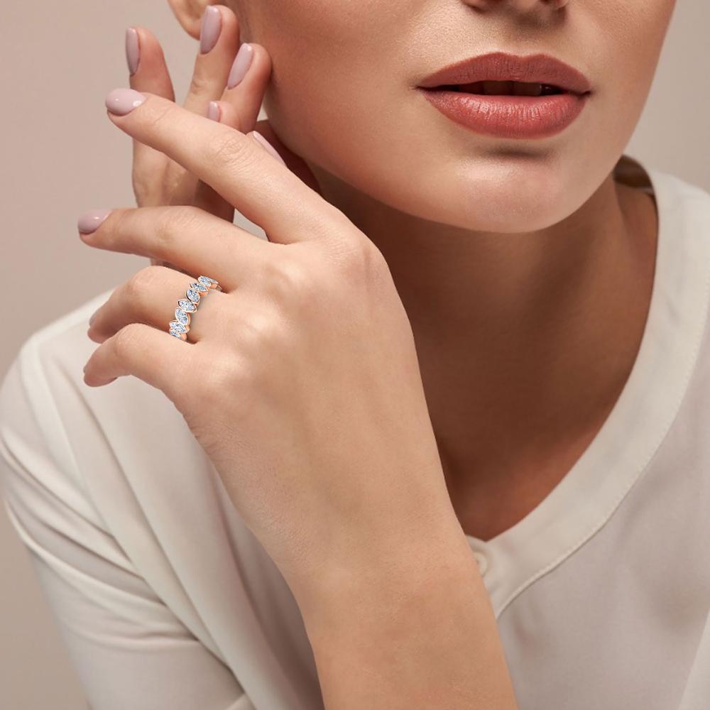 1.25 CTTW Lab Grown Diamond Wedding Band Available in 14k White Gold,14k Yellow Gold,14k Rose Gold