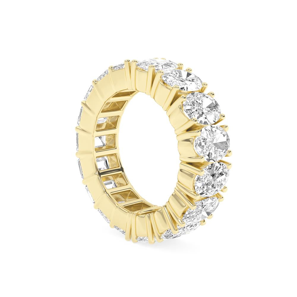 9.47 CTTW Lab Grown Diomond Wedding Ring Available in 14k White Gold,14k Yellow Gold,14k Rose Gold