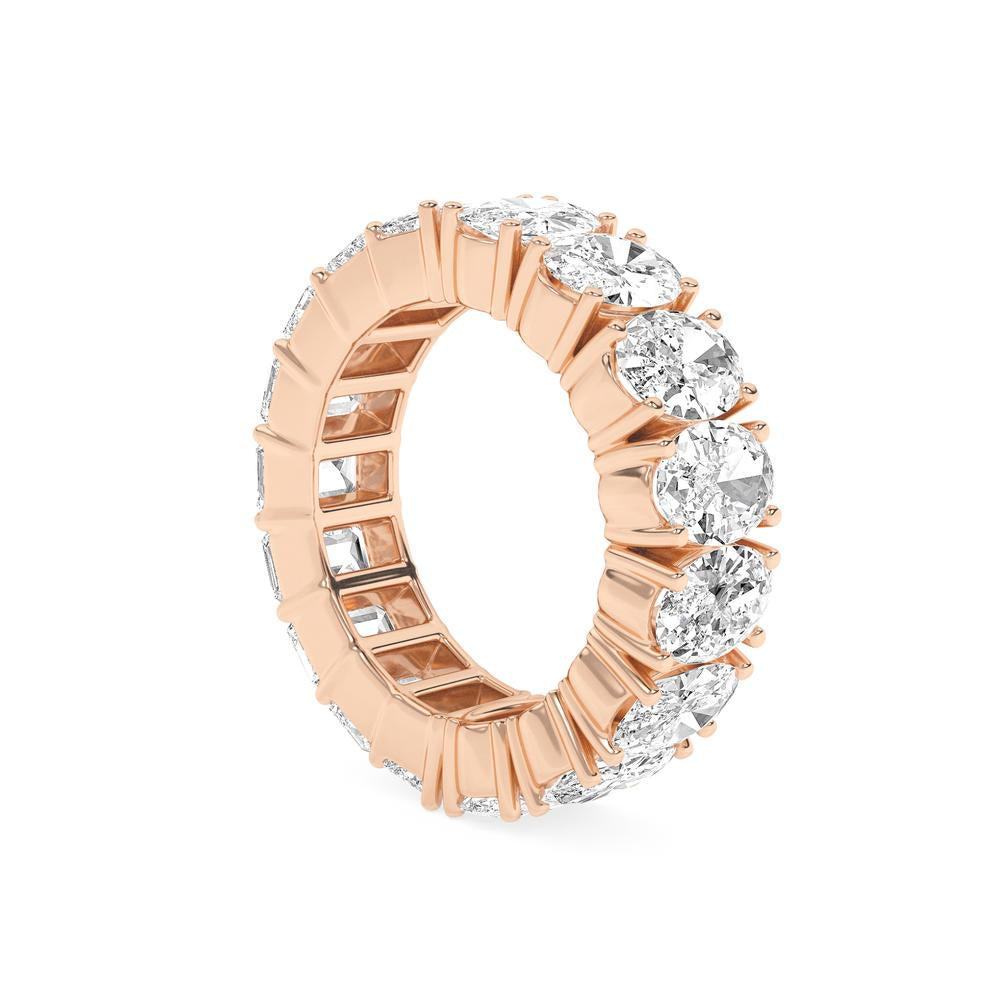 9.47 CTTW Lab Grown Diomond Wedding Ring Available in 14k White Gold,14k Yellow Gold,14k Rose Gold