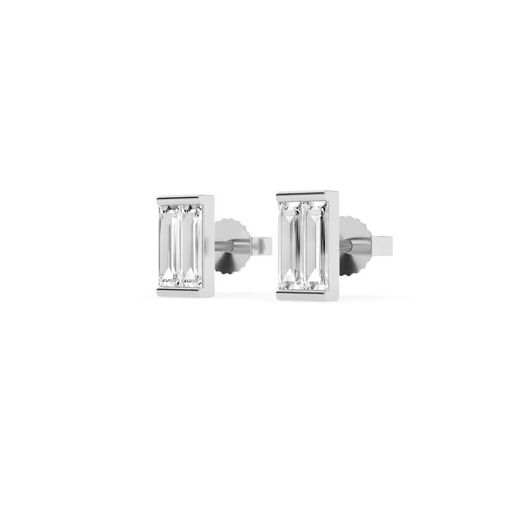 0.91 CTTW Lab Grown Diamond Stud Earrings Available in 14k White Gold,14k Yellow Gold,14k Rose Gold