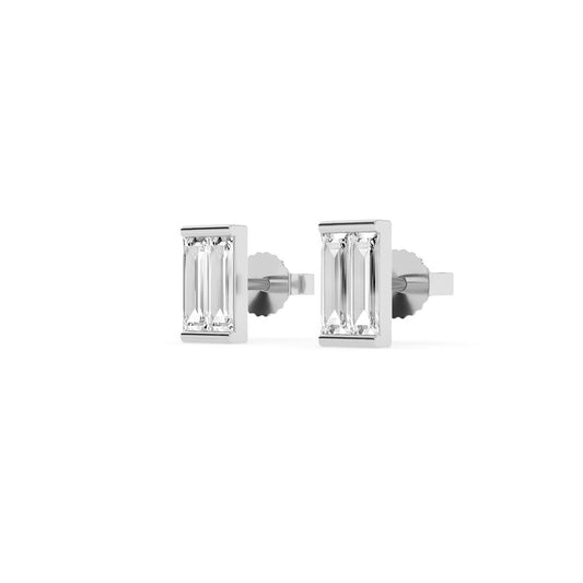 0.91 CTTW Lab Grown Diamond Stud Earrings Available in 14k White Gold,14k Yellow Gold,14k Rose Gold