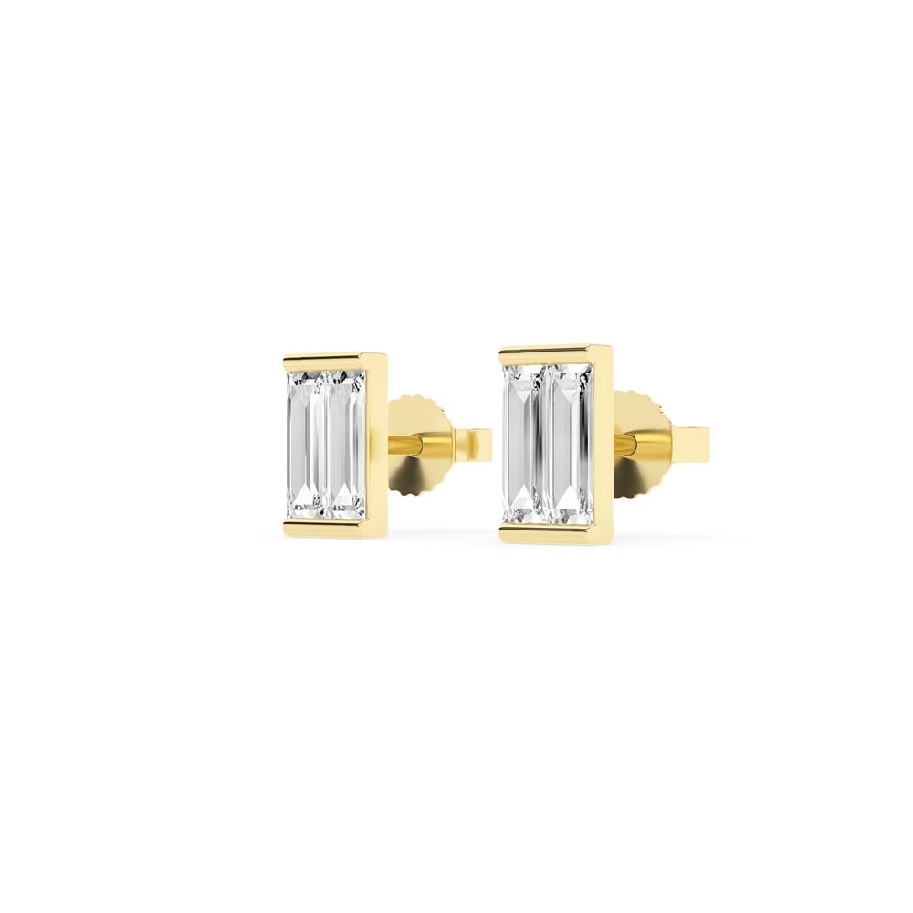 0.91 CTTW Lab Grown Diamond Stud Earrings Available in 14k White Gold,14k Yellow Gold,14k Rose Gold