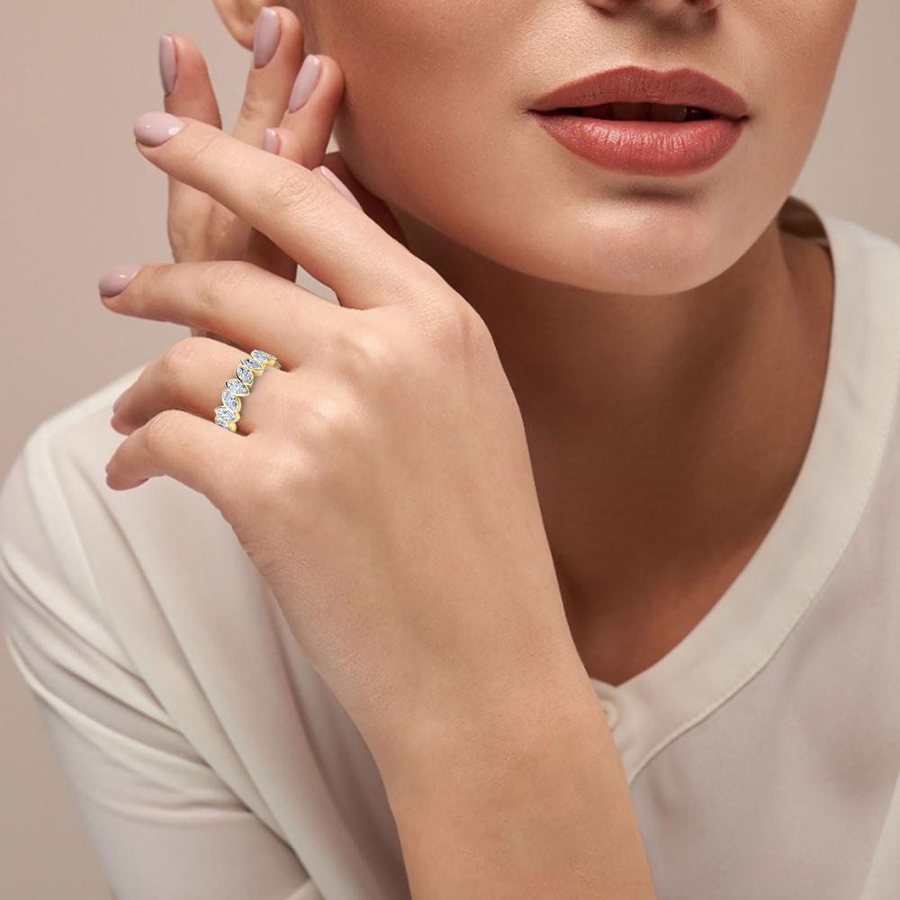 1.25 CTTW Lab Grown Diamond Wedding Band Available in 14k White Gold,14k Yellow Gold,14k Rose Gold