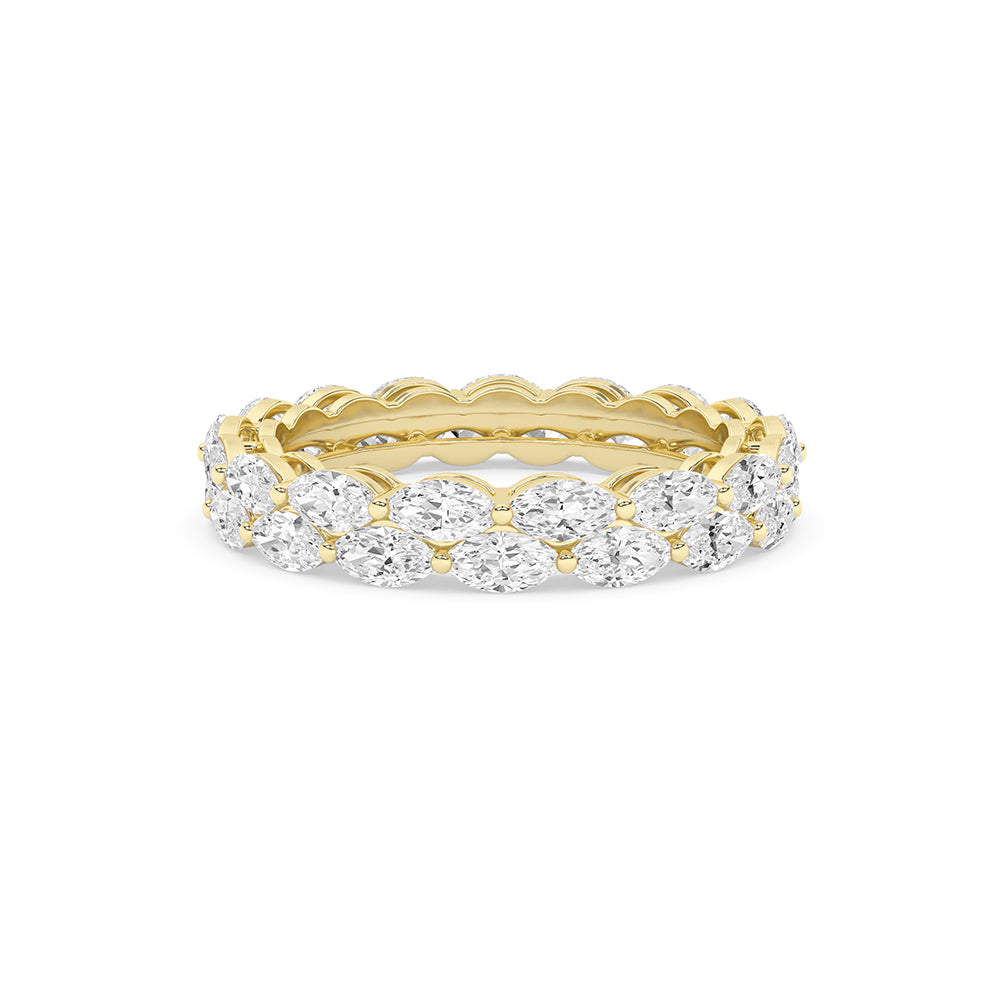 1.87 CTTW Lab Grown Diamond Eternity Ring Available in 14k White Gold,14k Yellow Gold,14k Rose Gold