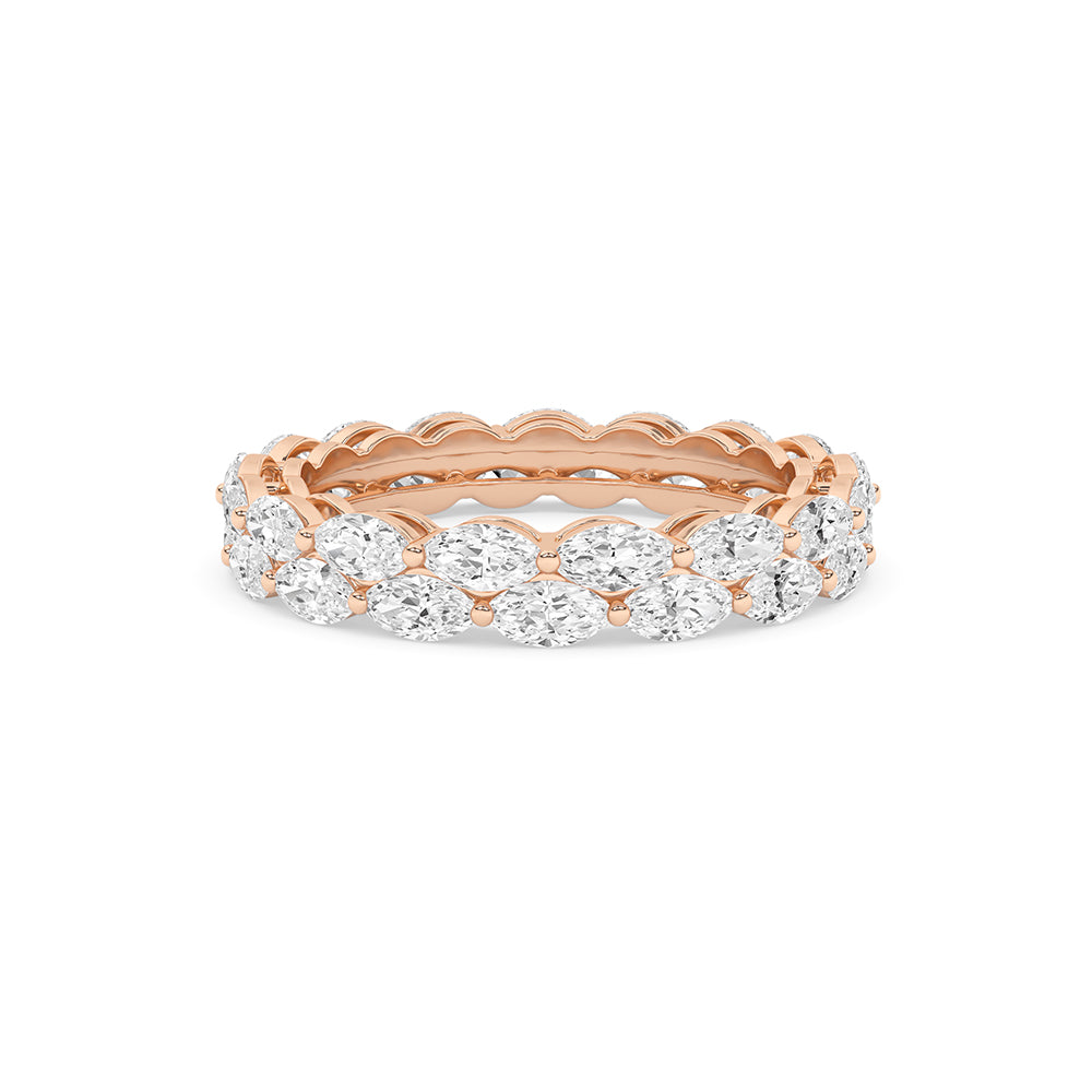 1.87 CTTW Lab Grown Diamond Eternity Ring Available in 14k White Gold,14k Yellow Gold,14k Rose Gold