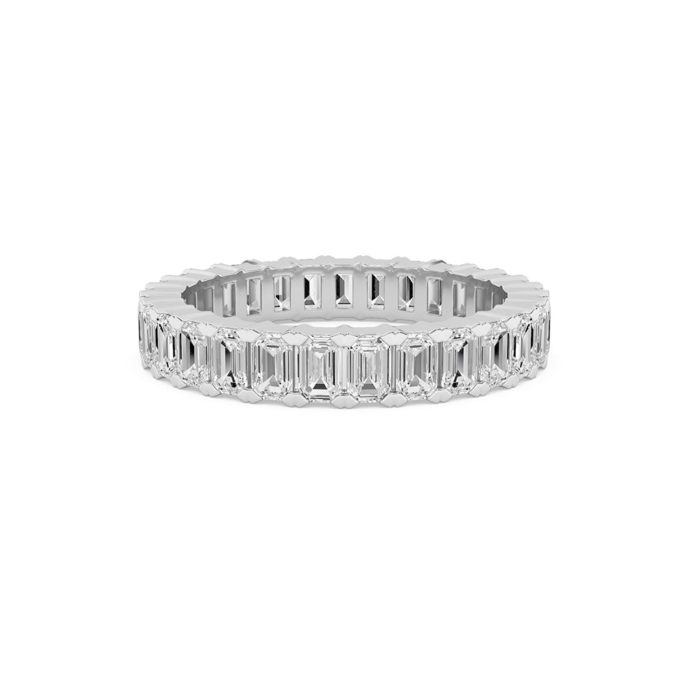 2.41 CTTW Lab Grown Diamond Eternity Ring Available in 14k White Gold,14k Yellow Gold,14k Rose Gold