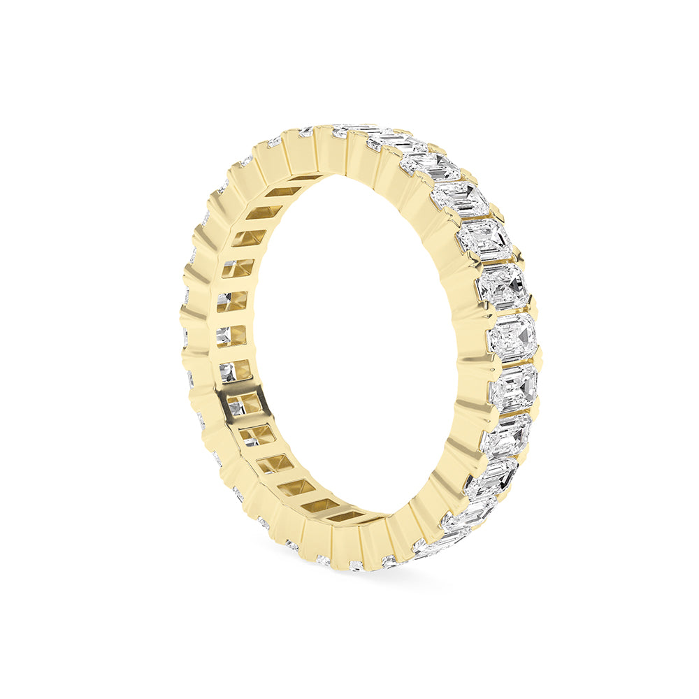 2.41 CTTW Lab Grown Diamond Eternity Ring Available in 14k White Gold,14k Yellow Gold,14k Rose Gold