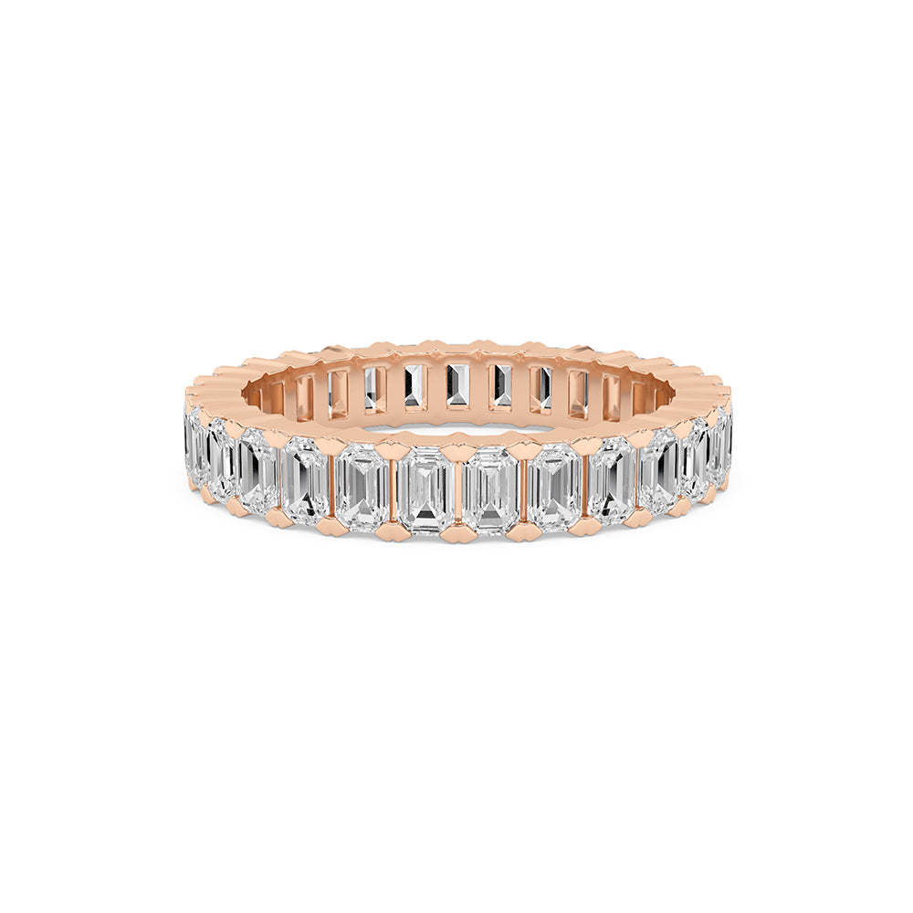 2.41 CTTW Lab Grown Diamond Eternity Ring Available in 14k White Gold,14k Yellow Gold,14k Rose Gold