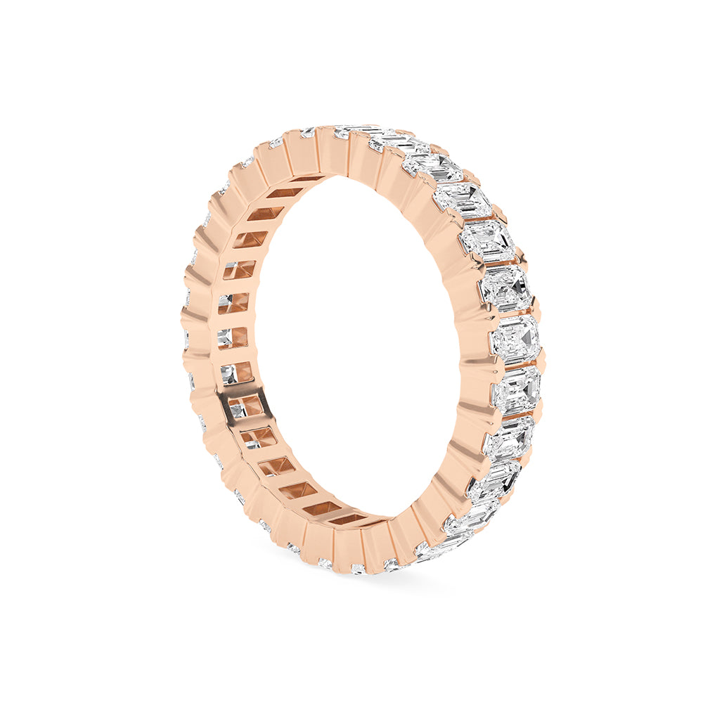 2.41 CTTW Lab Grown Diamond Eternity Ring Available in 14k White Gold,14k Yellow Gold,14k Rose Gold