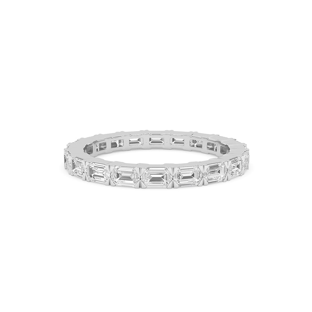 2.06 CTTW Lab Grown Diamond Eternity Ring Available in 14k White Gold,14k Yellow Gold,14k Rose Gold