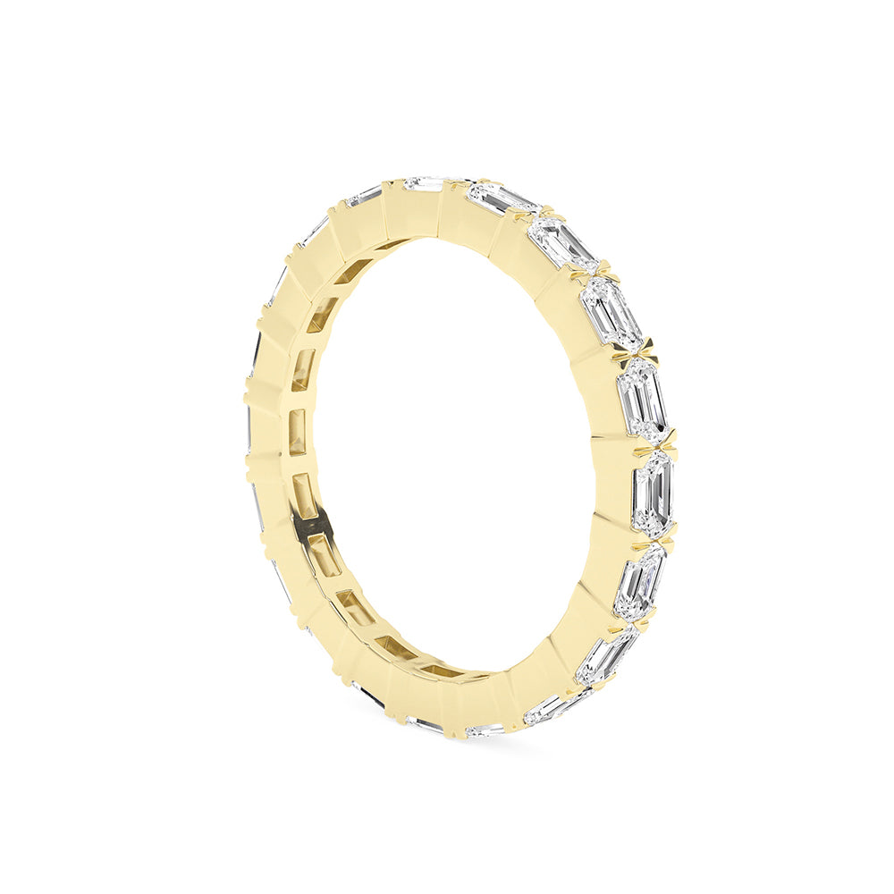 2.06 CTTW Lab Grown Diamond Eternity Ring Available in 14k White Gold,14k Yellow Gold,14k Rose Gold