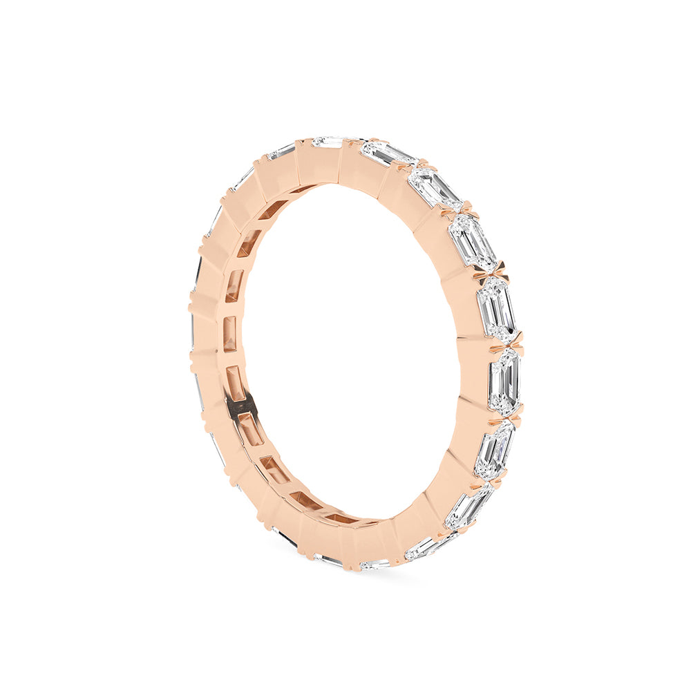 2.06 CTTW Lab Grown Diamond Eternity Ring Available in 14k White Gold,14k Yellow Gold,14k Rose Gold