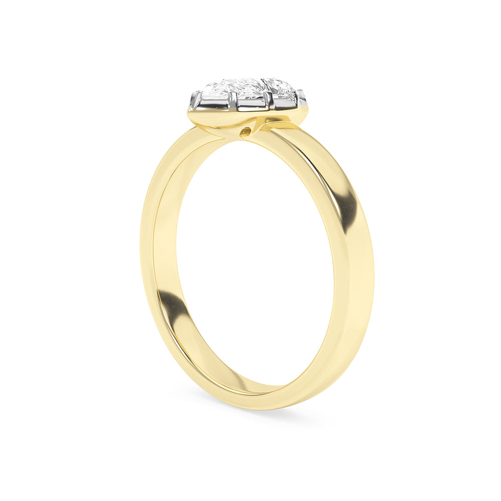 0.91 CTTW Lab Grown Diamond Solitaire Ring Available in 14k White Gold,14k Yellow Gold,14k Rose Gold