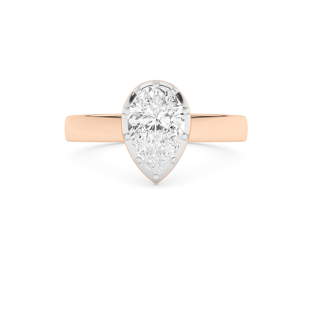 0.91 CTTW Lab Grown Diamond Solitaire Ring Available in 14k White Gold,14k Yellow Gold,14k Rose Gold