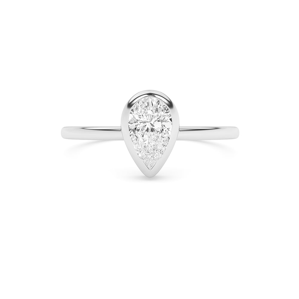 0.53 CTTW Lab Grown Diamond Solitaire Ring Available in 14k White Gold,14k Yellow Gold,14k Rose Gold