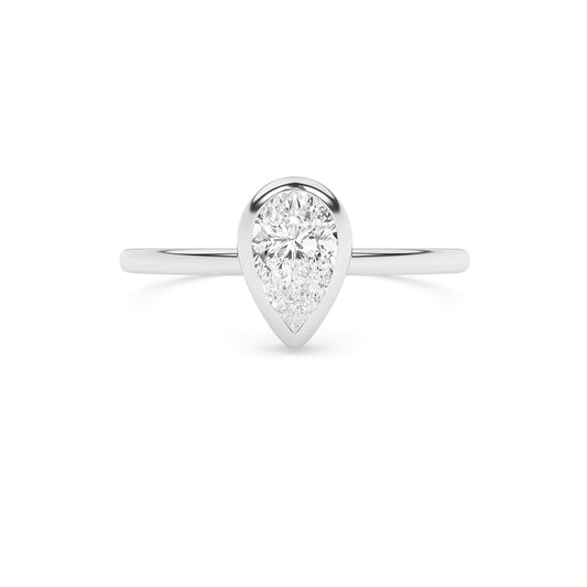 0.53 CTTW Lab Grown Diamond Solitaire Ring Available in 14k White Gold,14k Yellow Gold,14k Rose Gold