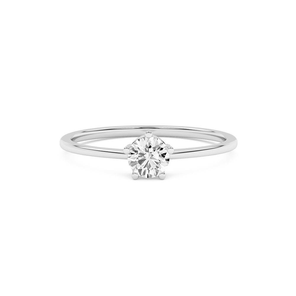 0.24 CTTW Lab Grown Diamond Solitaire Ring Available in 14k White Gold,14k Yellow Gold,14k Rose Gold