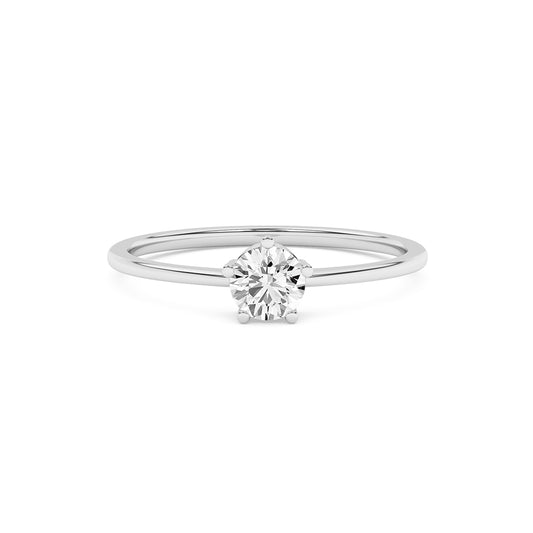 0.24 CTTW Lab Grown Diamond Solitaire Ring Available in 14k White Gold,14k Yellow Gold,14k Rose Gold