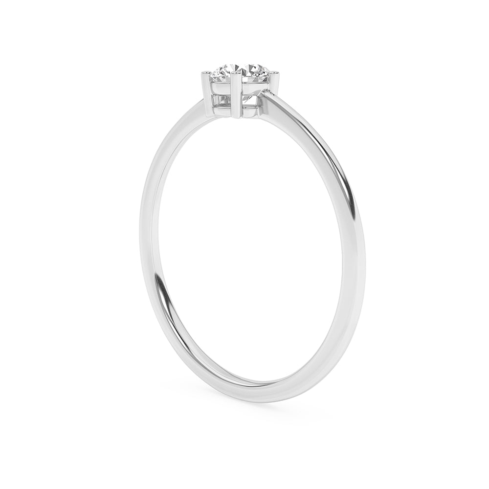 0.24 CTTW Lab Grown Diamond Solitaire Ring Available in 14k White Gold,14k Yellow Gold,14k Rose Gold