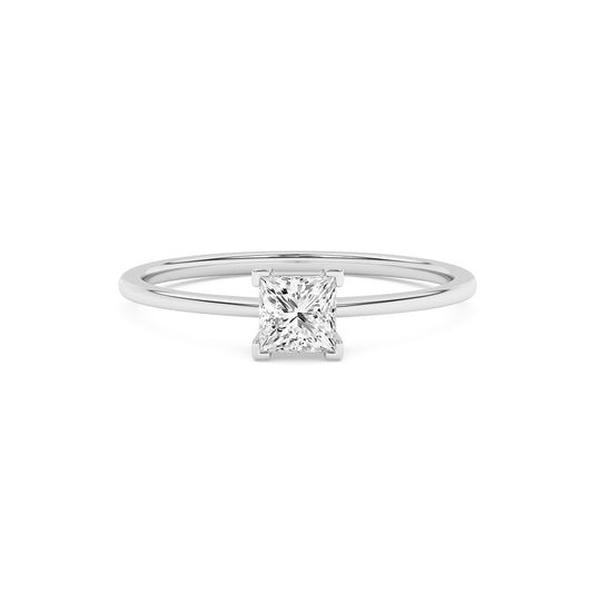 0.31 CTTW Lab Grown Diamond Solitaire Ring Available in 14k White Gold,14k Yellow Gold,14k Rose Gold