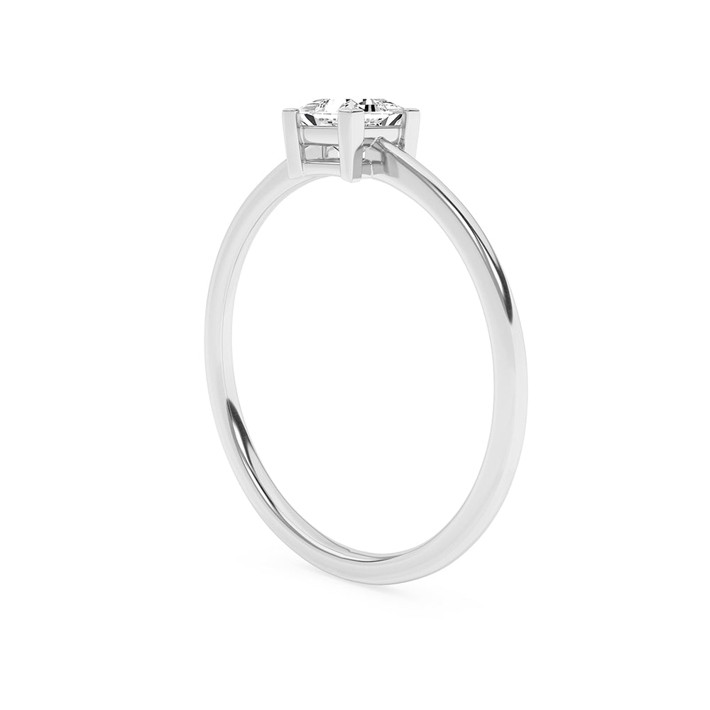 0.31 CTTW Lab Grown Diamond Solitaire Ring Available in 14k White Gold,14k Yellow Gold,14k Rose Gold