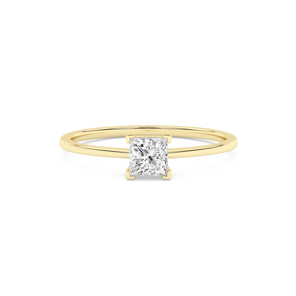 0.31 CTTW Lab Grown Diamond Solitaire Ring Available in 14k White Gold,14k Yellow Gold,14k Rose Gold