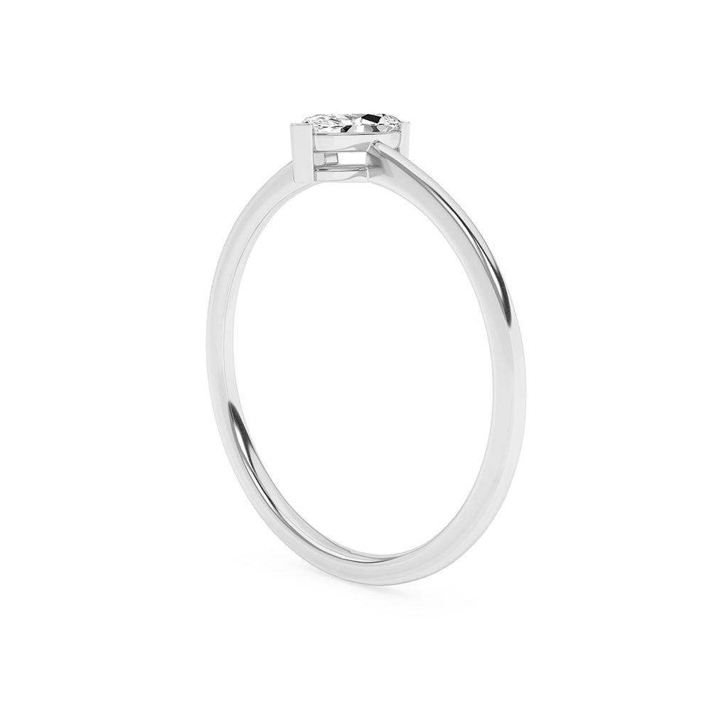 0.19 CTTW Lab Grown Diamond Solitaire Ring Available in 14k White Gold,14k Yellow Gold,14k Rose Gold