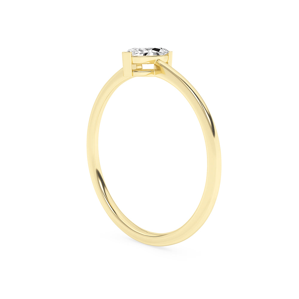 0.19 CTTW Lab Grown Diamond Solitaire Ring Available in 14k White Gold,14k Yellow Gold,14k Rose Gold