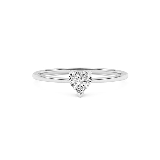 0.24 CTTW Lab Grown Diamond Solitaire Ring Available in 14k White Gold,14k Yellow Gold,14k Rose Gold