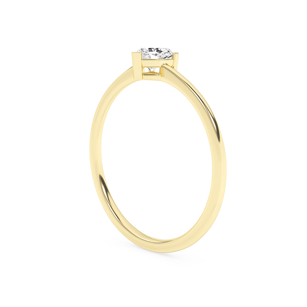 0.24 CTTW Lab Grown Diamond Solitaire Ring Available in 14k White Gold,14k Yellow Gold,14k Rose Gold