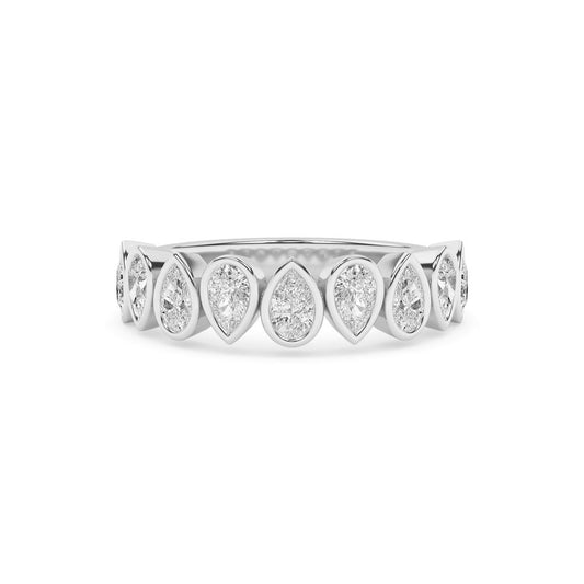 0.86 CTTW Lab Grown Diamond Wedding Band Available in 14k White Gold,14k Yellow Gold,14k Rose Gold