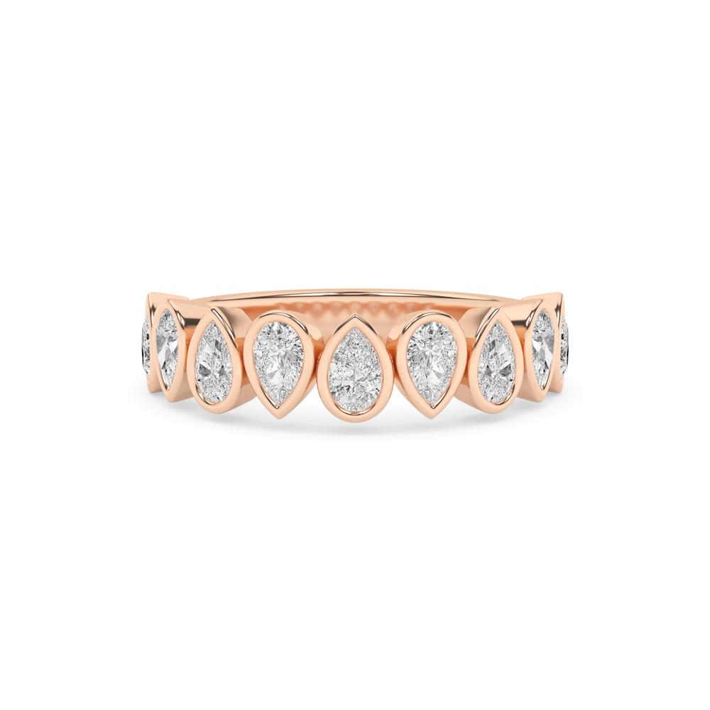 0.86 CTTW Lab Grown Diamond Wedding Band Available in 14k White Gold,14k Yellow Gold,14k Rose Gold