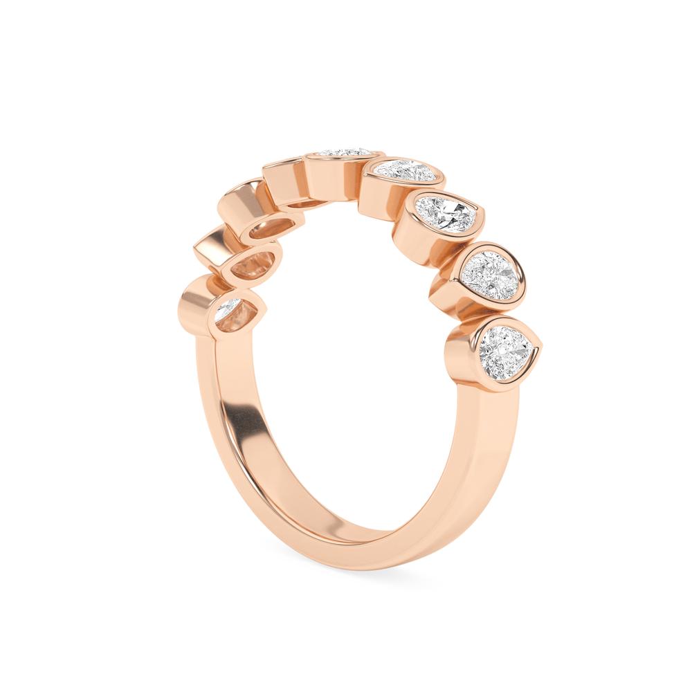 0.86 CTTW Lab Grown Diamond Wedding Band Available in 14k White Gold,14k Yellow Gold,14k Rose Gold