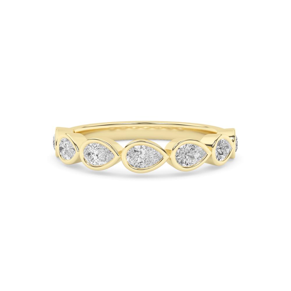 0.7 CTTW Lab Grown Diamond Wedding Band Available in 14k White Gold,14k Yellow Gold,14k Rose Gold