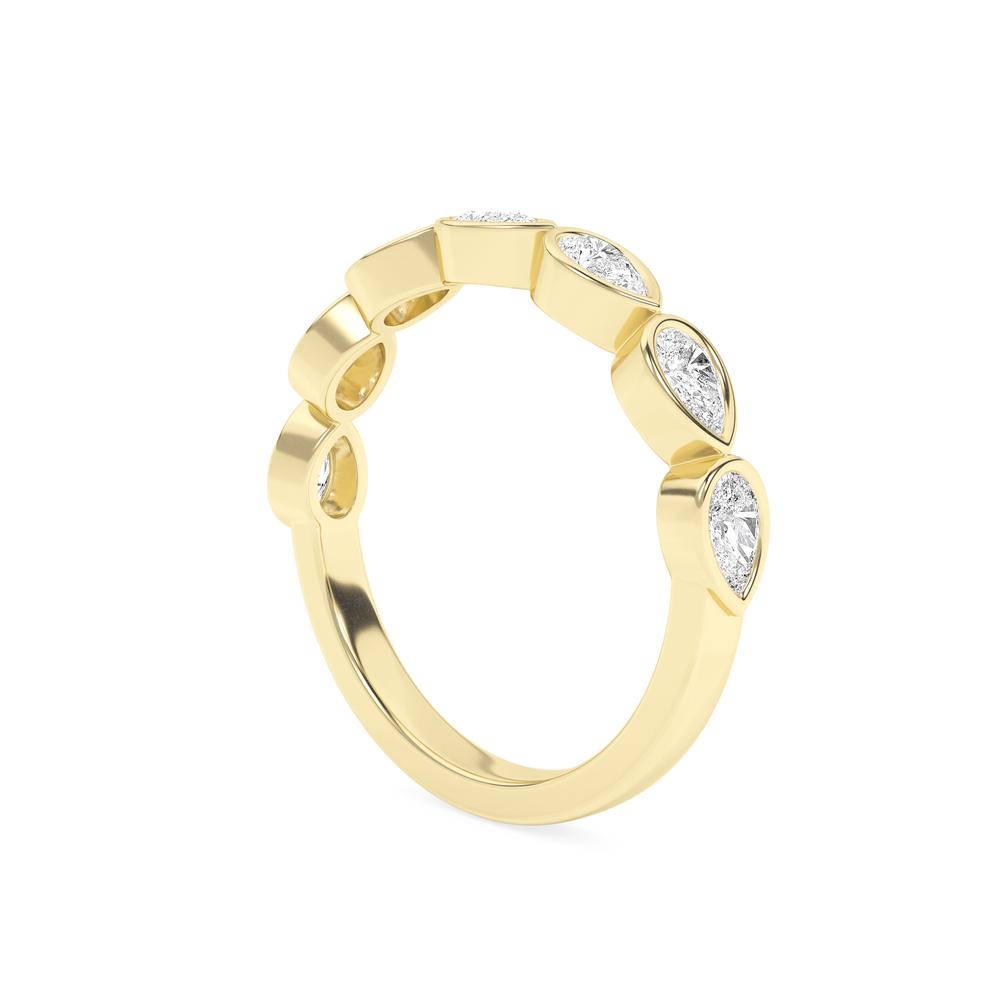 0.7 CTTW Lab Grown Diamond Wedding Band Available in 14k White Gold,14k Yellow Gold,14k Rose Gold