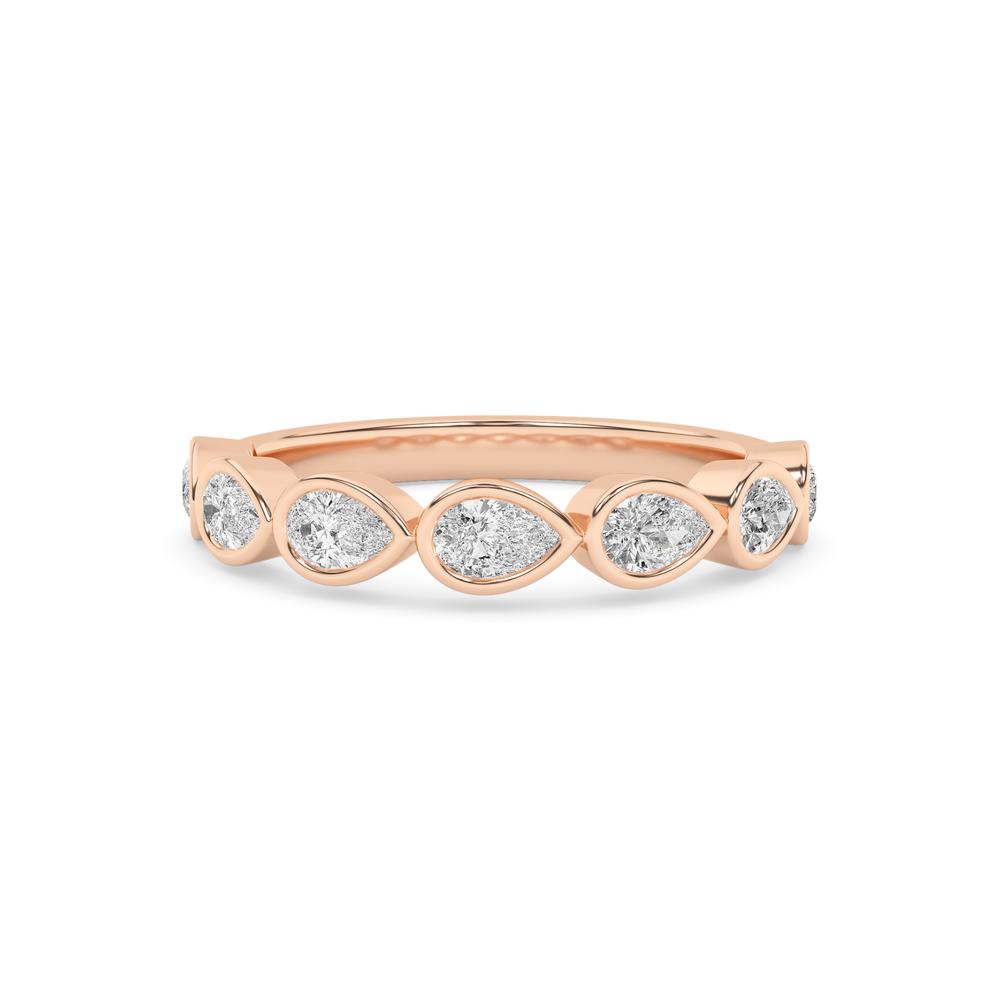 0.7 CTTW Lab Grown Diamond Wedding Band Available in 14k White Gold,14k Yellow Gold,14k Rose Gold