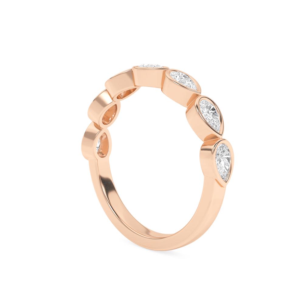 0.7 CTTW Lab Grown Diamond Wedding Band Available in 14k White Gold,14k Yellow Gold,14k Rose Gold