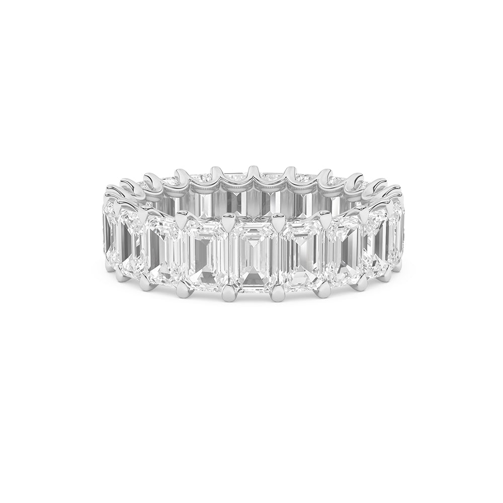 5.17 CTTW Lab Grown Diamond Eternity Ring Available in 14k White Gold,14k Yellow Gold,14k Rose Gold