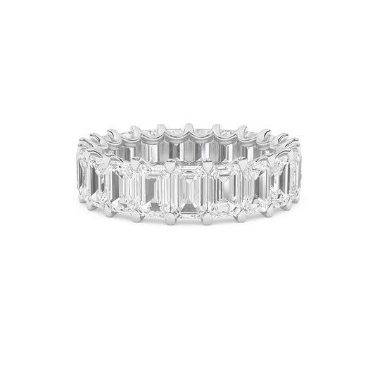 5.17 CTTW Lab Grown Diamond Eternity Ring Available in 14k White Gold,14k Yellow Gold,14k Rose Gold