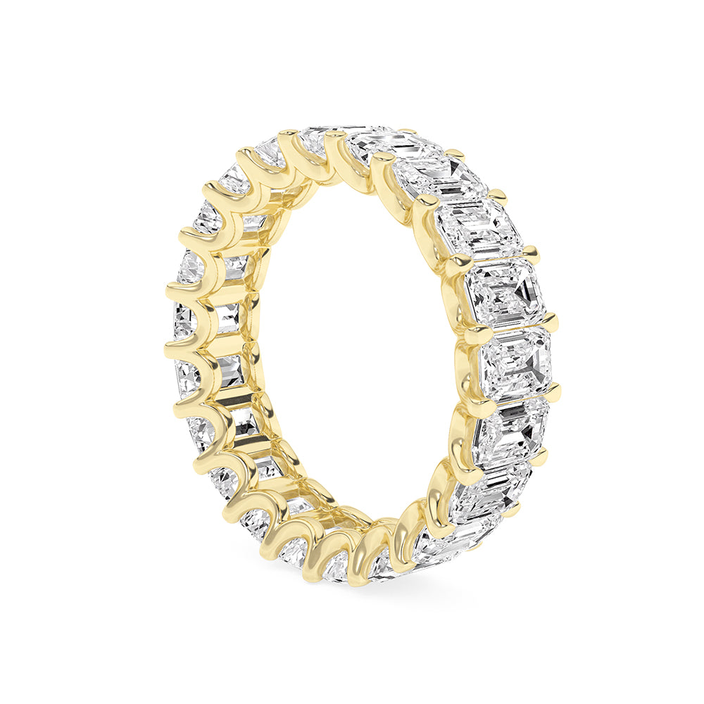 5.17 CTTW Lab Grown Diamond Eternity Ring Available in 14k White Gold,14k Yellow Gold,14k Rose Gold