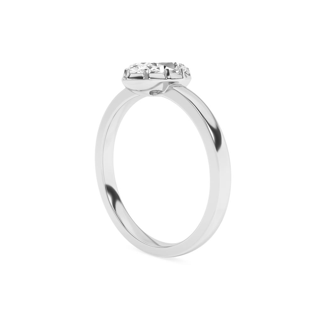 0.87 CTTW Lab Grown Diamond Solitaire Ring Available in 14k White Gold,14k Yellow Gold,14k Rose Gold