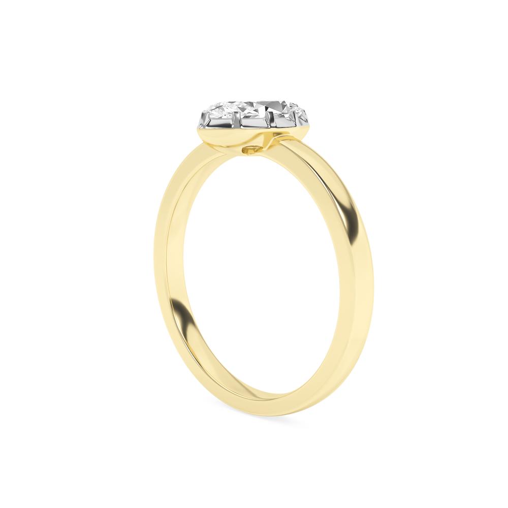 0.87 CTTW Lab Grown Diamond Solitaire Ring Available in 14k White Gold,14k Yellow Gold,14k Rose Gold