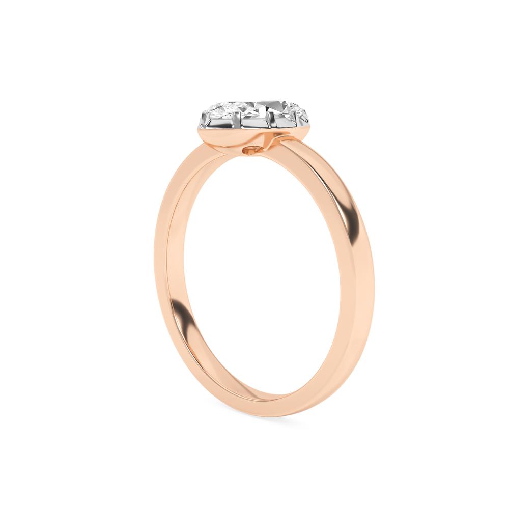 0.87 CTTW Lab Grown Diamond Solitaire Ring Available in 14k White Gold,14k Yellow Gold,14k Rose Gold