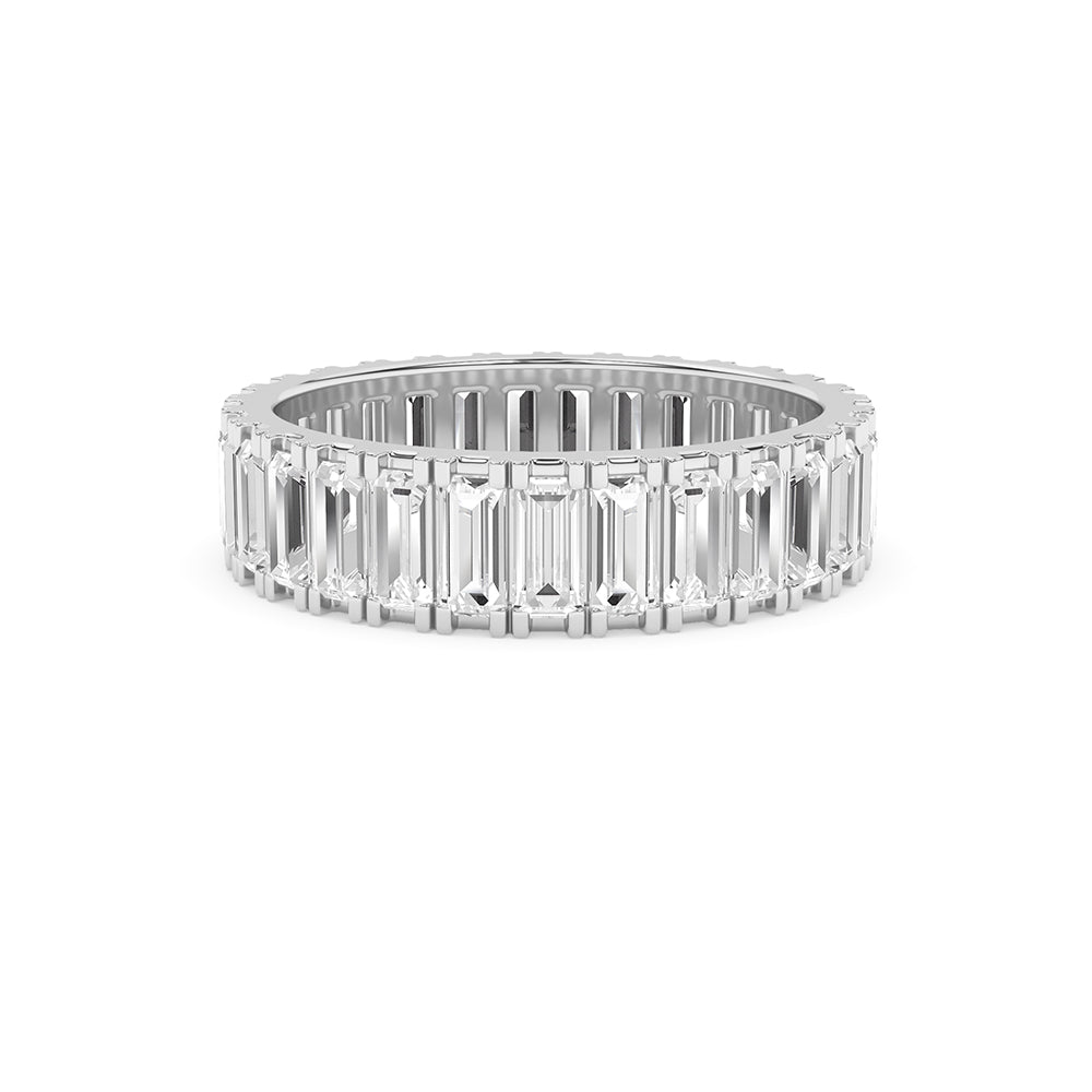 3 CTTW Lab Grown Diamond Eternity Ring Available in 14k White Gold,14k Yellow Gold,14k Rose Gold