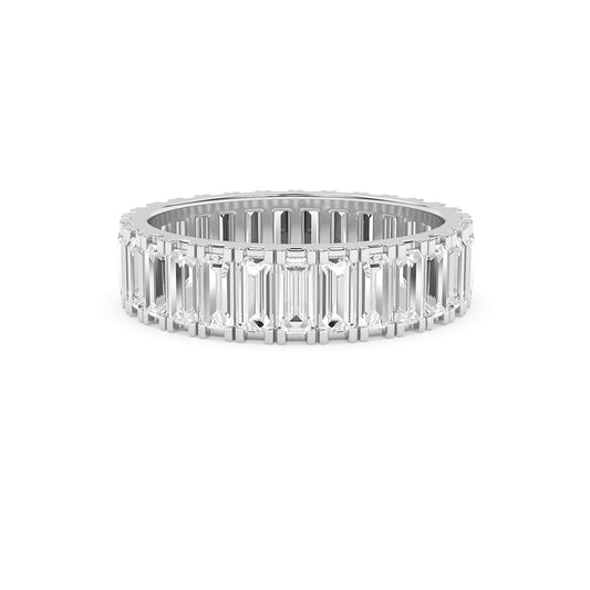 3 CTTW Lab Grown Diamond Eternity Ring Available in 14k White Gold,14k Yellow Gold,14k Rose Gold