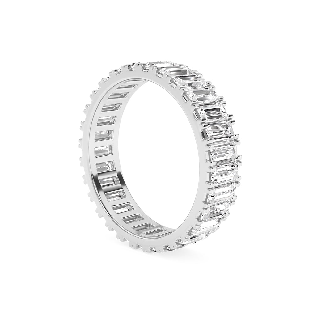 3 CTTW Lab Grown Diamond Eternity Ring Available in 14k White Gold,14k Yellow Gold,14k Rose Gold