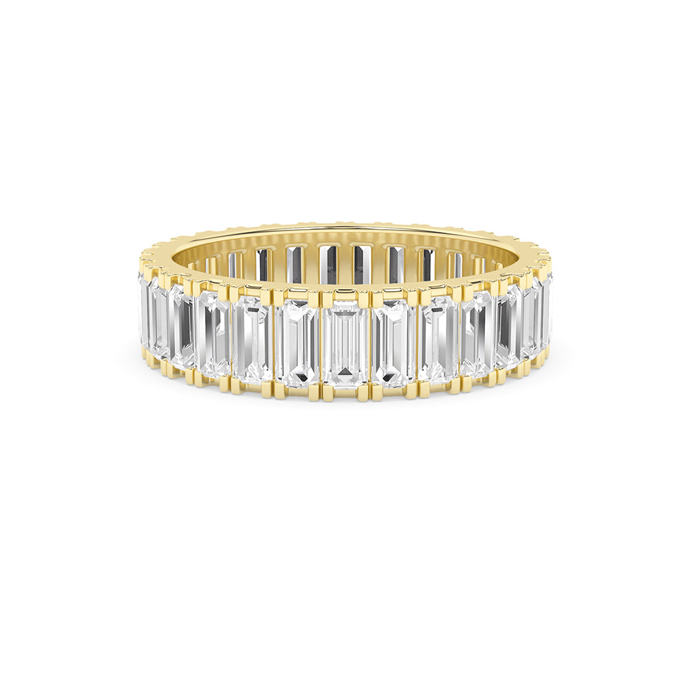 3 CTTW Lab Grown Diamond Eternity Ring Available in 14k White Gold,14k Yellow Gold,14k Rose Gold