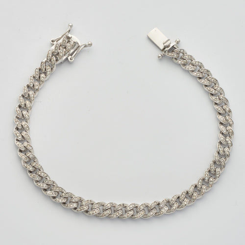 10KW 1.70CTW DIAMOND MIAMI CUBAN BRACELET