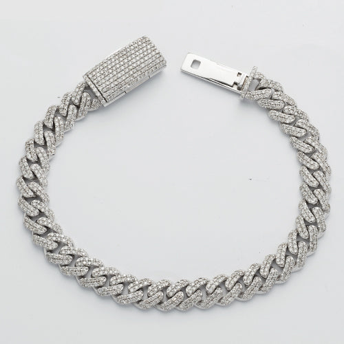 10KW 5.00CTW DIAMOND MIAMI CUBAN BRACELET