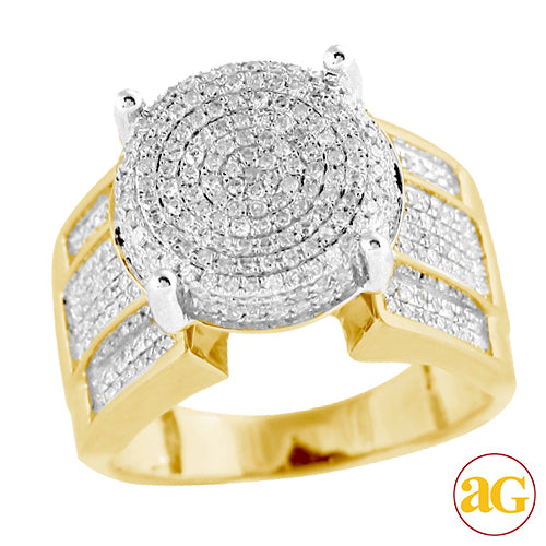 10KY 1.00CTW MICROPAVE DIAMOND ROUND HEAD LADIES